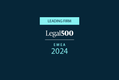 Recognition from Legal 500 EMEA 2024